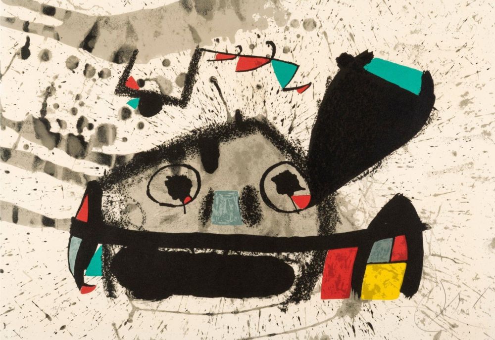 Litografia Miró - Barcelona II. Un cami compartit