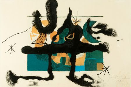 Acquaforte E Acquatinta Miró - Barcelona, plate I