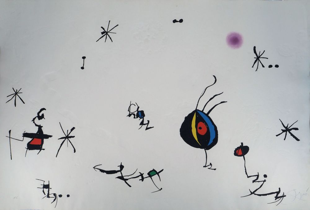 Incisione Miró - Barcelona Suite n°10
