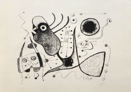 Litografia Miró - Barcelone XXXXIX (M. 54)