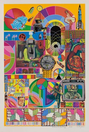 Serigrafia Paolozzi - BASH (yellow)