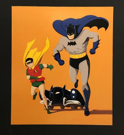 Serigrafia Ramos - Batman, Robin and Batmobile (Deluxe Edition)