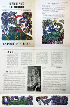 Libro Illustrato Baya - BAYA. 6 lithographies en couleurs (Derrière le Miroir pour l'exposition de 1947 à la Galerie Maeght).