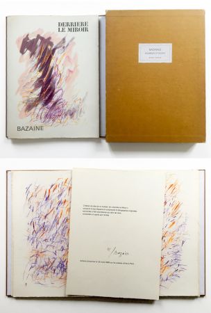 Libro Illustrato Bazaine - BAZAINE AQUARELLES ET DESSINS. Derrière le miroir, n° 170.‎ 1968. TIRAGE DE LUXE SIGNÉ.