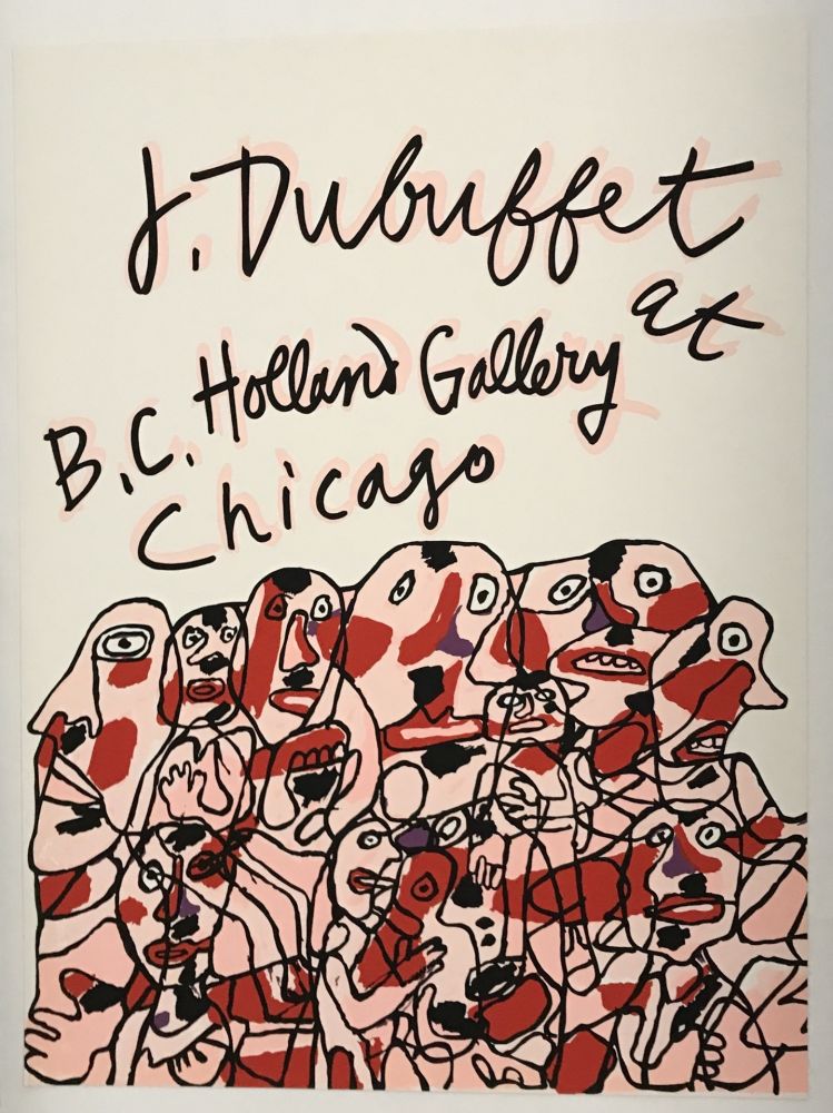 Serigrafia Dubuffet - B.C. Holland Gallery, Chicago