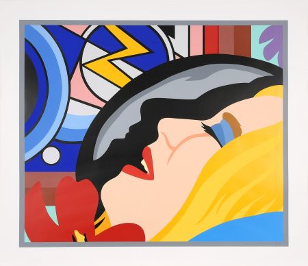 Serigrafia Wesselmann - Bedroom Face with Lichtenstein