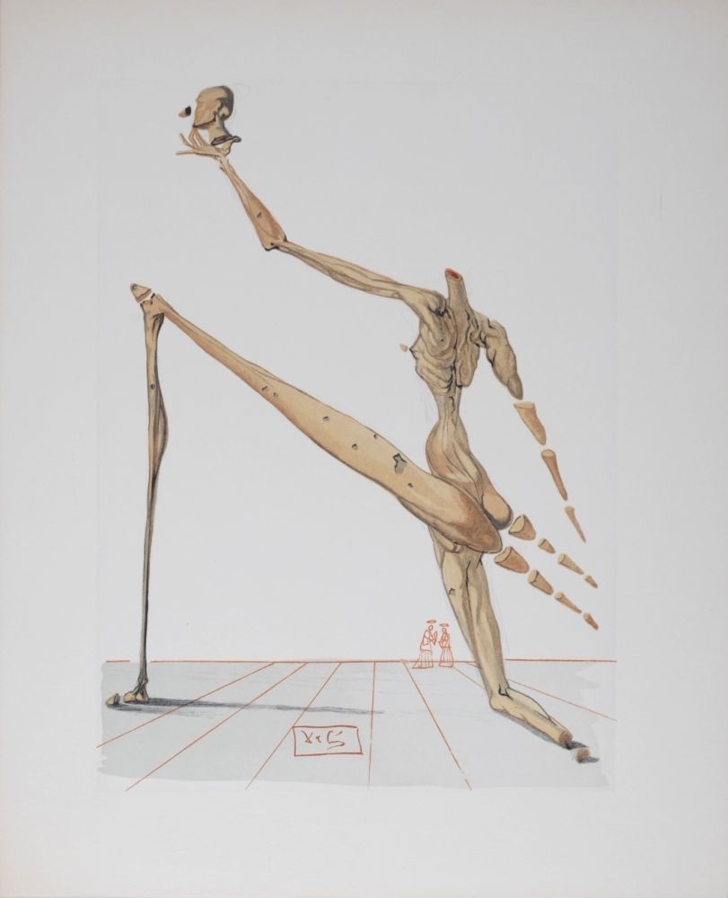 Litografia Dali - Bertrand de Born