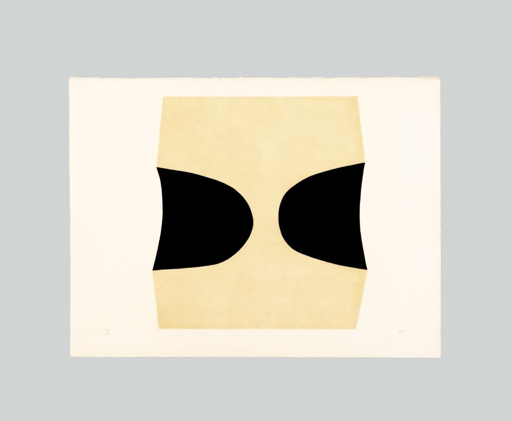 Incisione Burri - Bianchi e neri I-C