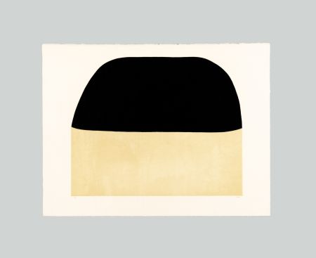 Litografia Burri - Bianchi e neri I-E