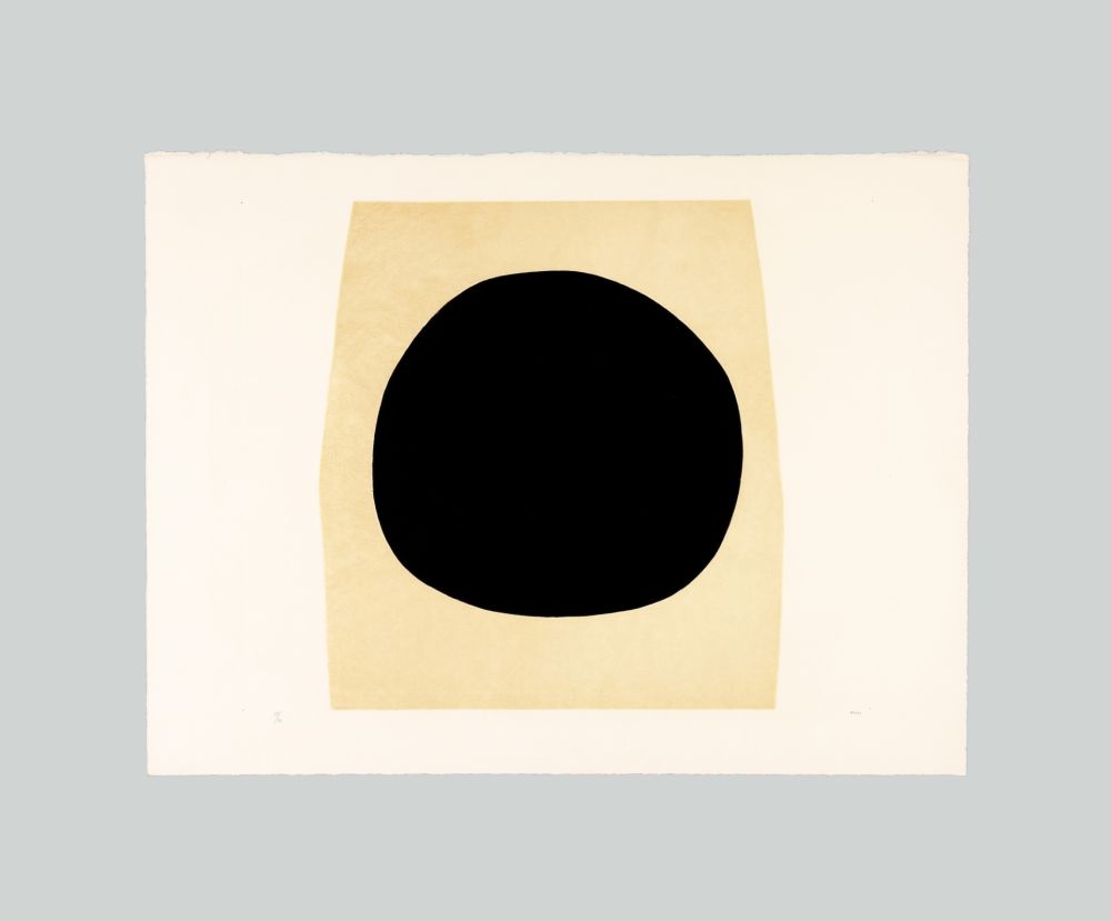 Litografia Burri - Bianchi e neri I-F