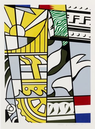 Litografia Lichtenstein - Bicentennial