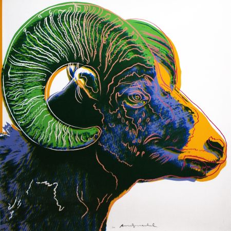 Serigrafia Warhol - Bighorn Ram (FS II.302)