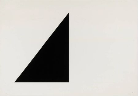 Serigrafia Kelly - Black and White Pyramid