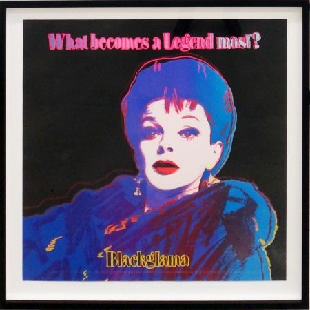 Serigrafia Warhol - Blackglama (Judy Garland from Ads portfolio)