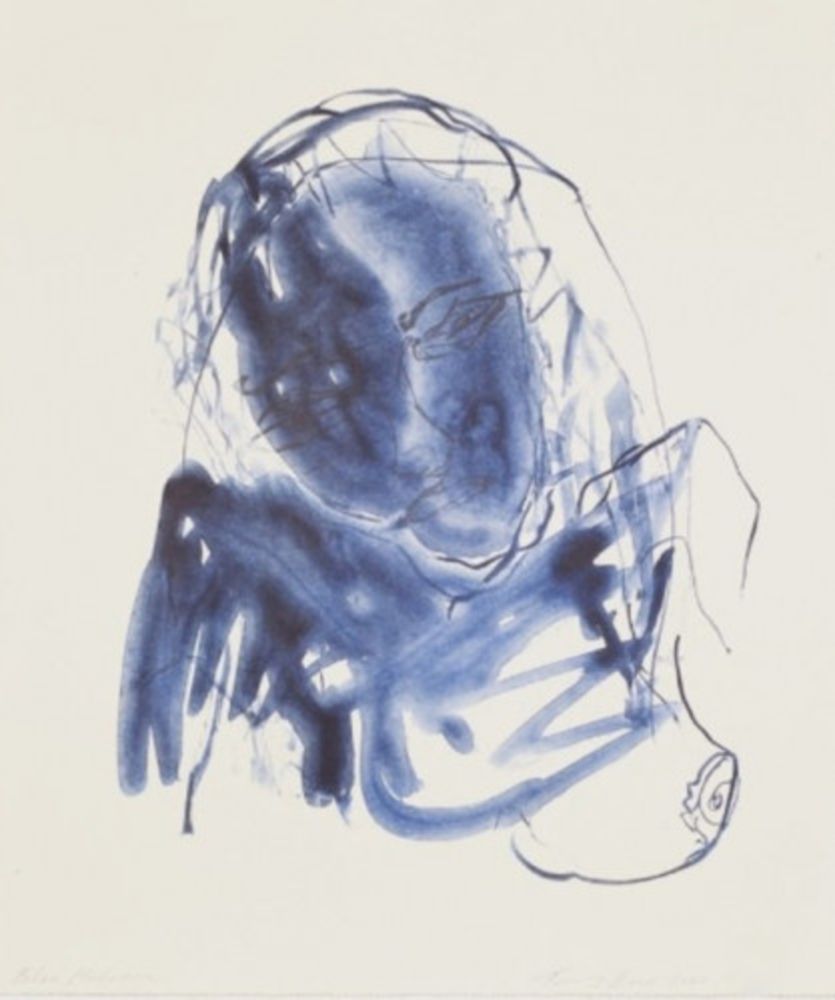 Litografia Emin - Blue Madonna