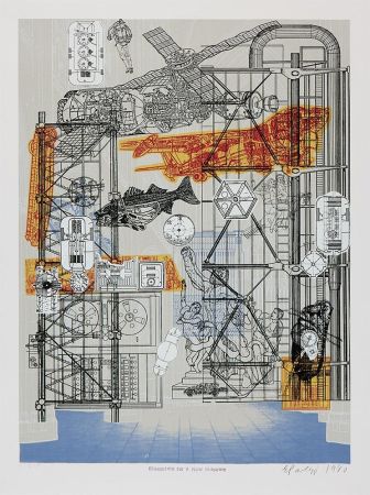 Serigrafia Paolozzi - Blueprints for a New Museum