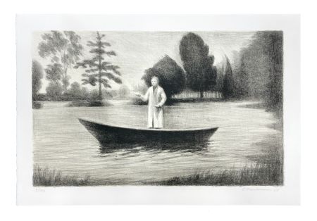 Litografia Martensen - Boat