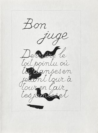 Litografia Braque - Bon juge