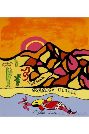 Litografia De Saint Phalle - Borrego desert