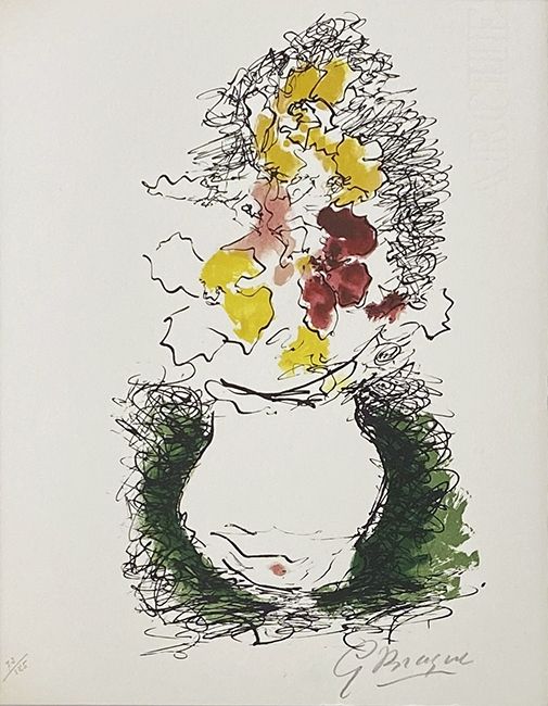 Litografia Braque - Bouquet