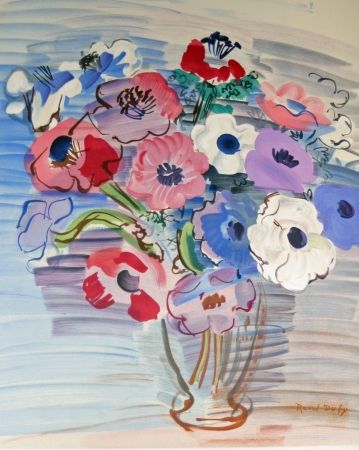 Litografia Dufy - Bouquet de fleurs