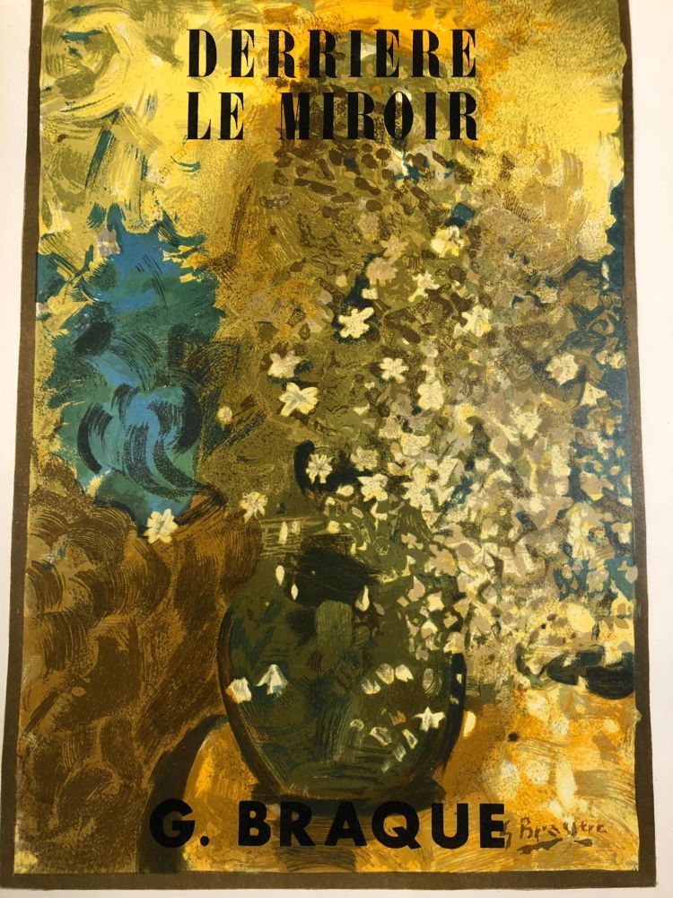 Litografia Braque - Bouquet jaune