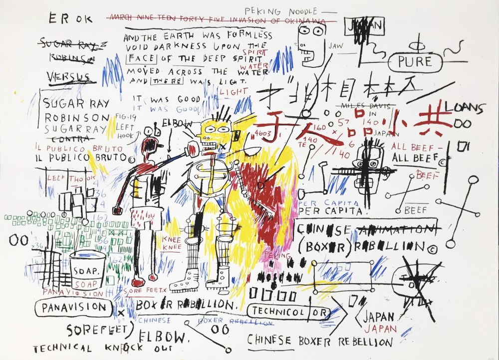 Serigrafia Basquiat - BOXER REBELLION