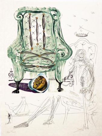 Litografia Dali - Breathing Pneumatic Chair