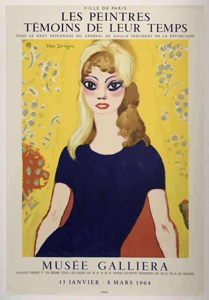 Litografia Van Dongen - Brigitte Bardot