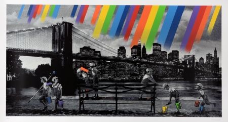 Serigrafia Roamcouch - Brooklyn Bridge - Mono