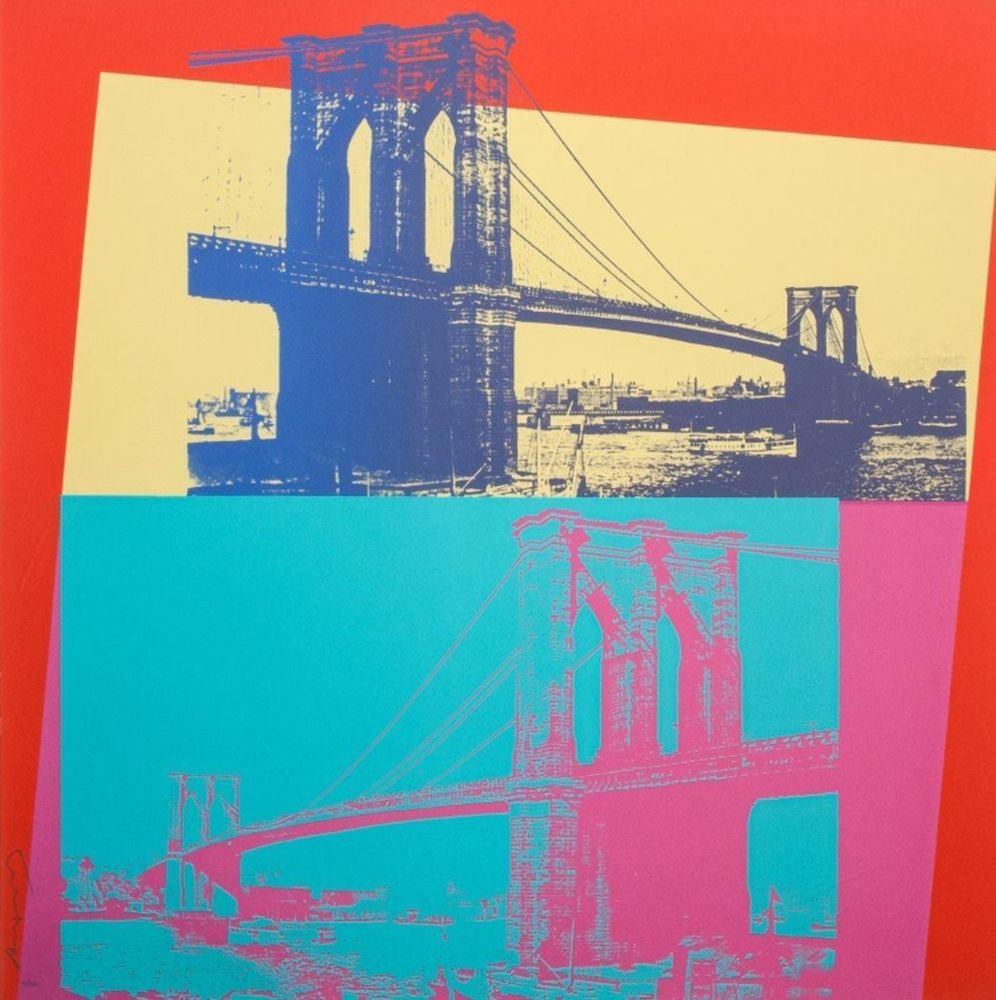 Serigrafia Warhol - Brooklyn Bridge II.290