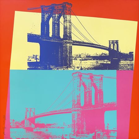 Serigrafia Warhol - Brooklyn Bridge, II.290