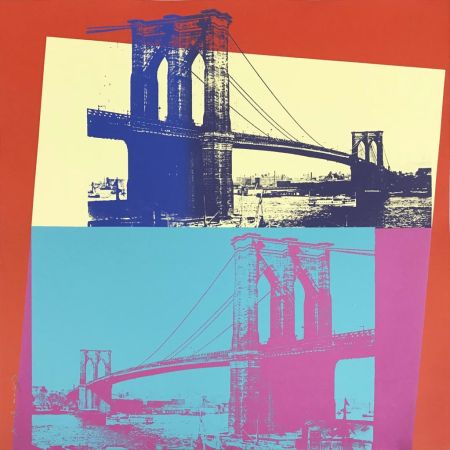 Serigrafia Warhol - Brooklyn Bridge, II.290