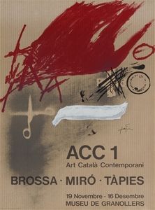 Manifesti Tàpies - Brossa-Miró Tàpies