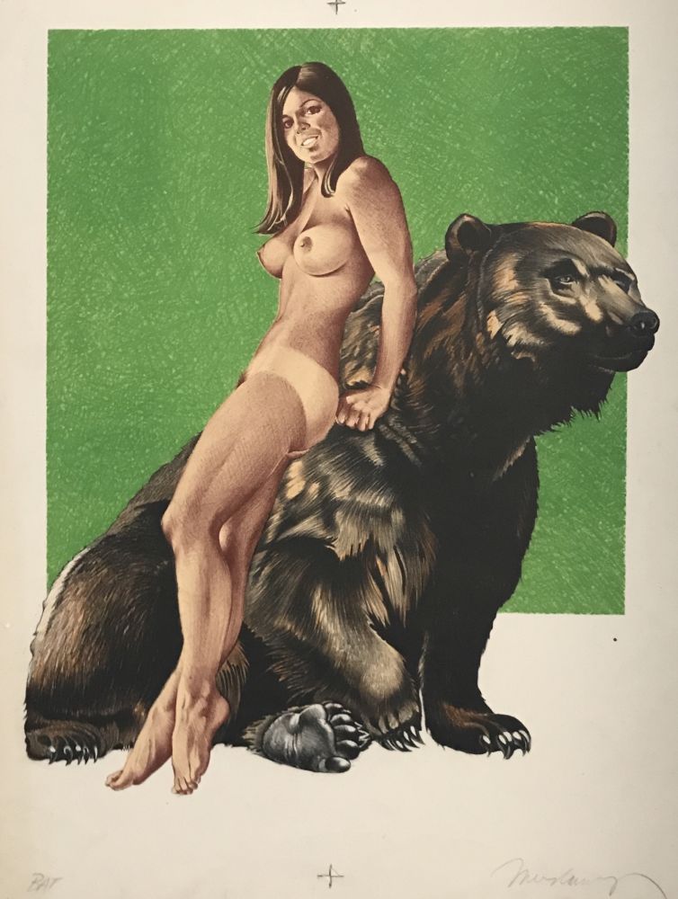Litografia Ramos - Browned Bear