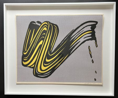 Serigrafia Lichtenstein - Brushstroke