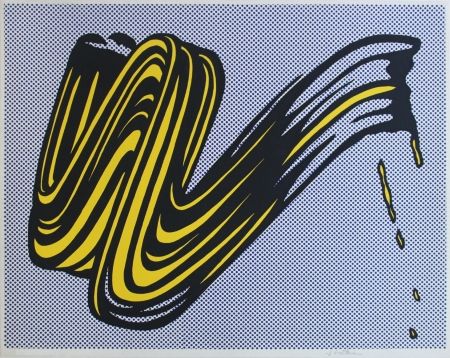 Serigrafia Lichtenstein - Brushstroke Corlett II 5