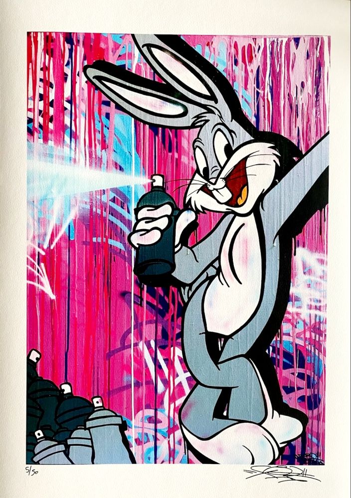 Litografia Fat - Bugs Bunny