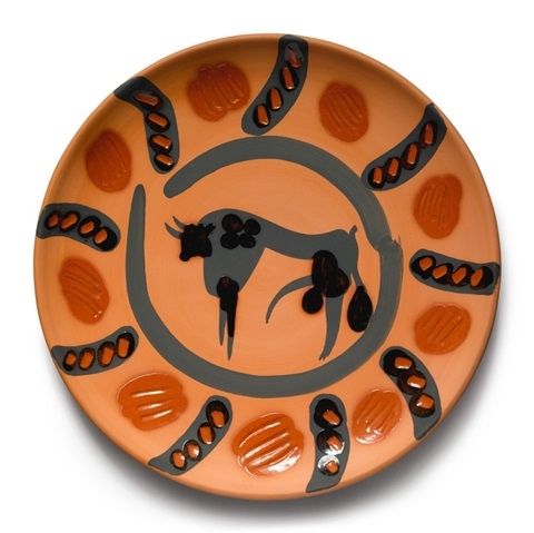 Ceramica Picasso - Bull 1957, January 22nd