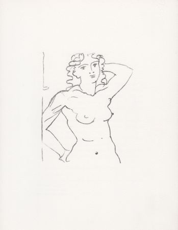 Litografia Derain - Buste de femme, 1972