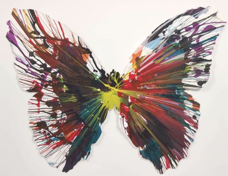 Multiplo Hirst - Butterfly Spin Painting