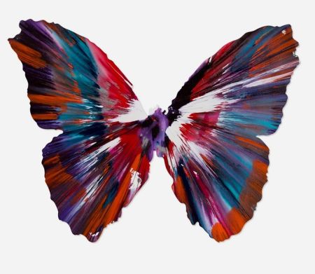 Non Tecnico Hirst - Butterfly Spin Painting