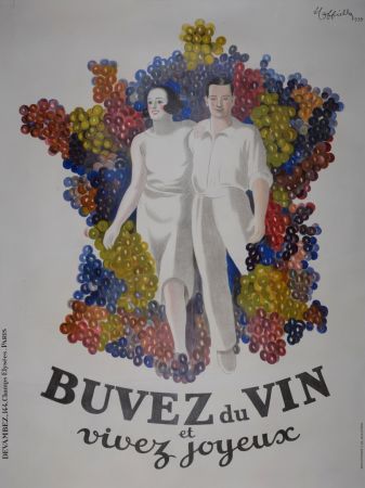 Manifesti Cappiello - Buvez du Vin.