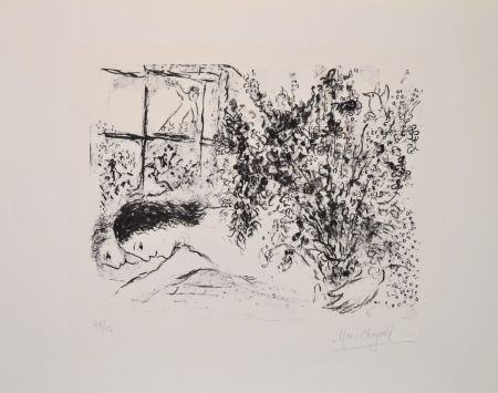 Litografia Chagall - By the window - M624