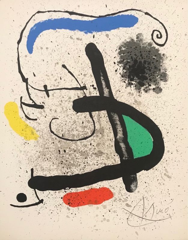 Litografia Miró - Cahier d'Ombres