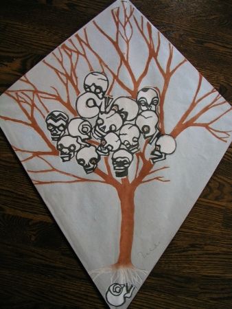 Serigrafia Toledo - Calavera tree kite 