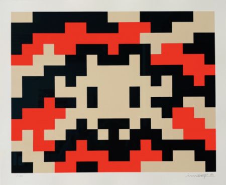 Serigrafia Invader - CAMO M-3C-M2