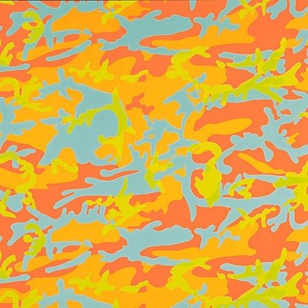 Serigrafia Warhol - Camouflage 413 by Andy Warhol