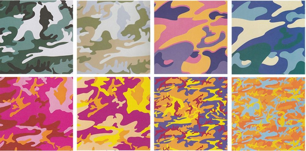 Serigrafia Warhol - Camouflage Complete Portfolio