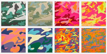 Serigrafia Warhol - Camouflage Complete Portfolio